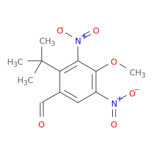 Benzaldehyde, 2-(1,1-dimethylethyl)-4-methoxy-3,5-dinitro-
