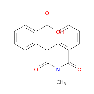 Benzoic acid, 2-(1,2,3,4-tetrahydro-2-methyl-1,3-dioxo-4-isoquinolinyl)-