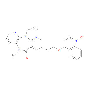 6H-DIPYRIDO[3,2-B:2',3'-E][1,4]DIAZEPIN-6-ONE, 11-ETHYL-5,11-DIHYDRO-5-METHYL-8-[2-[(1-OXIDO-4-QUINOLINYL)OXY]ETHYL]-