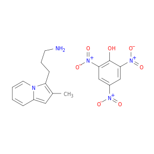 3-Indolizinepropanamine, 2-methyl-, compd. with 2,4,6-trinitrophenol(1:1)