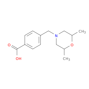 4-[(2,6-Dimethylmorpholin-4-yl)methyl]benzoic Acid