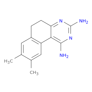 8,9-dimethyl-5,6-dihydrobenzo[f]quinazoline-1,3-diamine