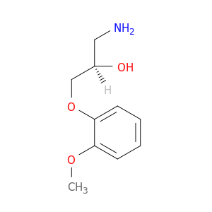 2-Propanol, 1-amino-3-(2-methoxyphenoxy)-, (R)-