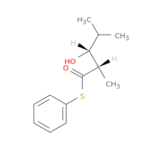 Pentanethioic acid, 3-hydroxy-2,4-dimethyl-, S-phenyl ester, (2S,3R)-
