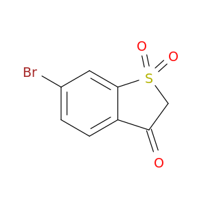 6-溴苯并噻吩-3(2H)-酮1,1-二氧化物