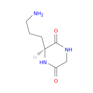 2,5-Piperazinedione,3-(3-aminopropyl)-, (S)- (9CI)