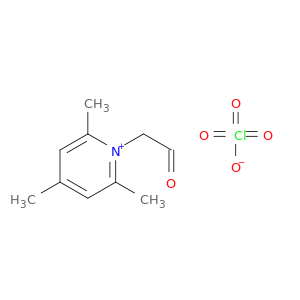 Pyridinium, 2,4,6-trimethyl-1-(2-oxoethyl)-, perchlorate