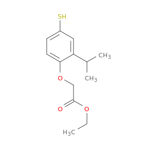Acetic acid, [4-mercapto-2-(1-methylethyl)phenoxy]-, ethyl ester
