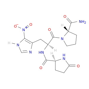 L-Prolinamide, 5-oxo-L-prolyl-5-nitro-L-histidyl-