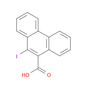 9-Phenanthrenecarboxylic acid, 10-iodo-