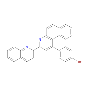 Benzo[f]quinoline, 1-(4-bromophenyl)-3-(2-quinolinyl)-