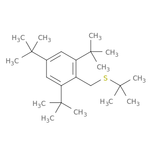 Benzene, 1,3,5-tris(1,1-dimethylethyl)-2-[[(1,1-dimethylethyl)thio]methyl]-