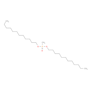 Phosphonic acid, methyl-, didodecyl ester