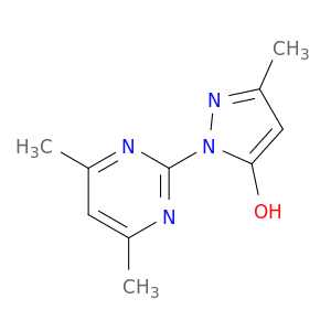 1H-Pyrazol-5-ol, 1-(4,6-dimethyl-2-pyrimidinyl)-3-methyl-