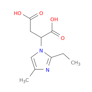 Butanedioic acid, (2-ethyl-4-methyl-1H-imidazol-1-yl)-