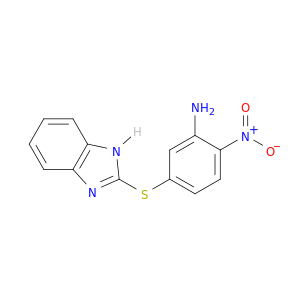 Benzenamine, 5-(1H-benzimidazol-2-ylthio)-2-nitro-