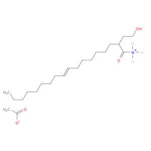 [(Z)-2-(2-hydroxyethyl)octadec-9-enoyl]azanium acetate