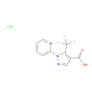1-(Pyridin-2-yl)-5-(trifluoromethyl)-1H-pyrazole-4-carboxylic acid hydrochloride
