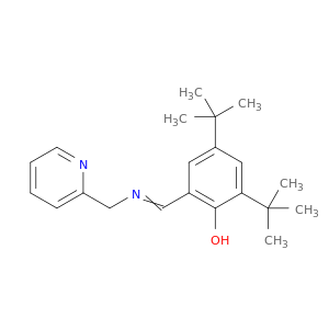 Phenol, 2,4-bis(1,1-dimethylethyl)-6-[[(2-pyridinylmethyl)imino]methyl]-
