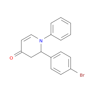 4(1H)-Pyridinone, 2-(4-bromophenyl)-2,3-dihydro-1-phenyl-