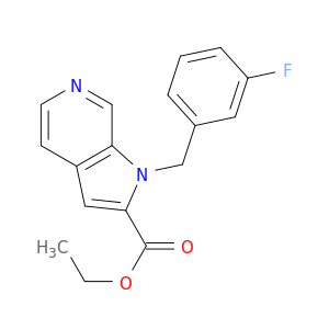 1-(3-氟苄基)-1H-吡咯并[2,3-c]吡啶-2-羧酸乙酯