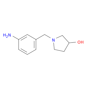 1-[(3-aminophenyl)methyl]pyrrolidin-3-ol