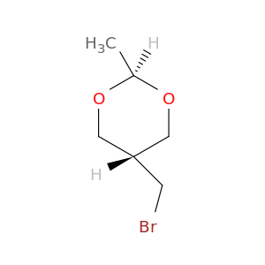 1,3-Dioxane, 5-(bromomethyl)-2-methyl-, trans-