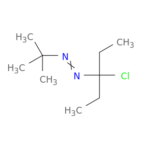 Diazene, (1-chloro-1-ethylpropyl)(1,1-dimethylethyl)-