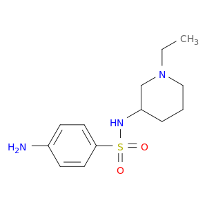 Benzenesulfonamide, 4-amino-N-(1-ethyl-3-piperidinyl)-