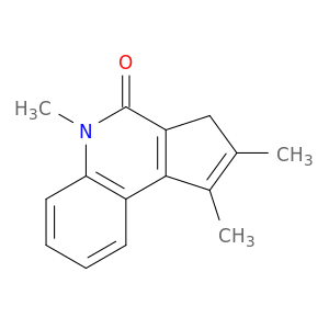 4H-Cyclopenta[c]quinolin-4-one, 3,5-dihydro-1,2,5-trimethyl-