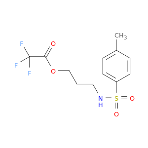 Acetic acid, trifluoro-, 3-[[(4-methylphenyl)sulfonyl]amino]propyl ester