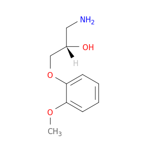 2-Propanol, 1-amino-3-(2-methoxyphenoxy)-, (S)-