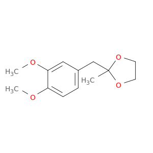 1,3-Dioxolane, 2-[(3,4-dimethoxyphenyl)methyl]-2-methyl-