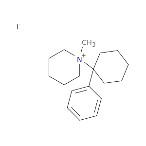 Piperidinium,1-methyl-1-(1-phenylcyclohexyl)-, iodide (1:1)