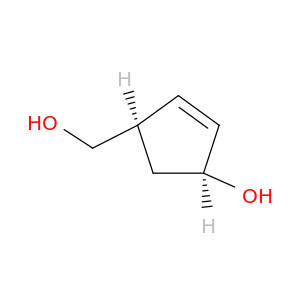 2-Cyclopentene-1-methanol, 4-hydroxy-, (1R,4S)-