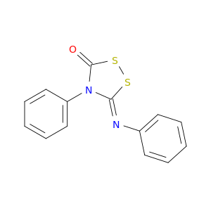 (5z)-4-phenyl-5-(phenylimino)-1,2,4-dithiazolidin-3-one