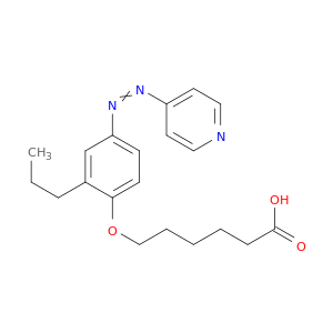 Hexanoic acid, 6-[2-propyl-4-(4-pyridinylazo)phenoxy]-
