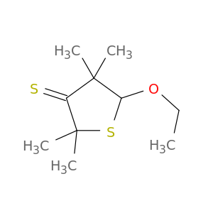 3(2H)-Thiophenethione, 5-ethoxydihydro-2,2,4,4-tetramethyl-