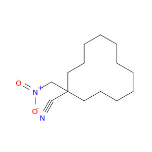 Cyclododecanecarbonitrile, 1-(nitromethyl)-