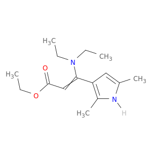 ethyl 3-(diethylamino)-3-(2,5-dimethyl-1h-pyrrol-3-yl)prop-2-enoate