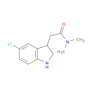 2-(5-chloro-2,3-dihydro-1H-indol-3-yl)-N,N-dimethylacetamide