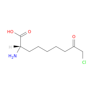 Nonanoic acid, 2-amino-9-chloro-8-oxo-, (S)-