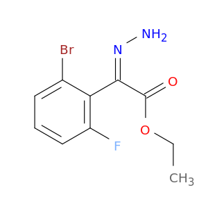 Ethyl 2-(2-bromo-6-fluorophenyl)-2-hydrazinylideneacetate