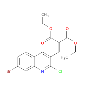 7-Bromo-2-chloro-3-(2,2-diethoxycarbonyl)vinylquinoline