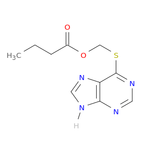 Butanoic acid, (1H-purin-6-ylthio)methyl ester