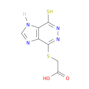 ((7-MERCAPTO-1H-IMIDAZO[4,5-D]PYRIDAZIN-4-YL)THIO)ACETIC ACID