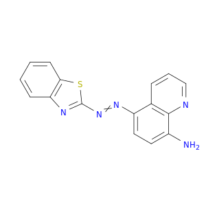 8-Quinolinamine, 5-(2-benzothiazolylazo)-