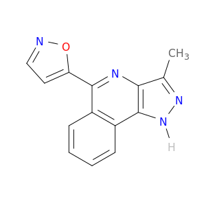 1H-Pyrazolo[4,3-c]isoquinoline, 5-(5-isoxazolyl)-3-methyl-