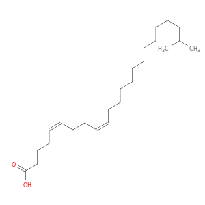 5,9-Tricosadienoic acid, 22-methyl-, (5Z,9Z)-