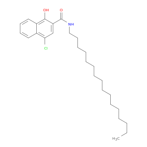 4-氯-N-十六烷基-1-羟基-2-萘甲苯甲酰胺